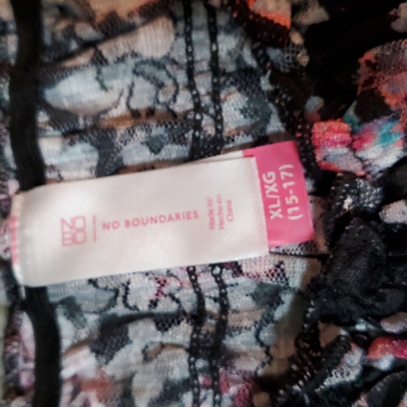 Vintage Jr's lace babydoll top,elastic waist flare bottom flutter sleeve… - Picture 2 of 8